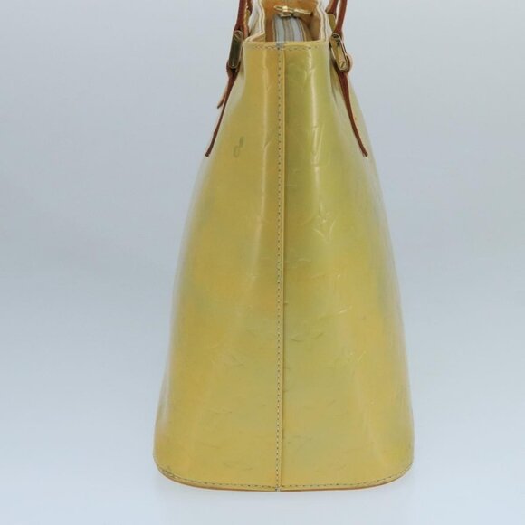 LOUIS VUITTON Monogram Vernis Houston Hand Bag Gris LV Auth - Picture 5 of 16